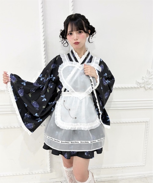 Jamie エーエヌケー 浴衣 ハートエプロンゴシック苺浴衣ドレス
