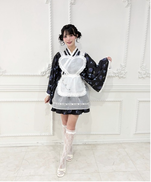 Jamie エーエヌケー 浴衣 ハートエプロンゴシック苺浴衣ドレス