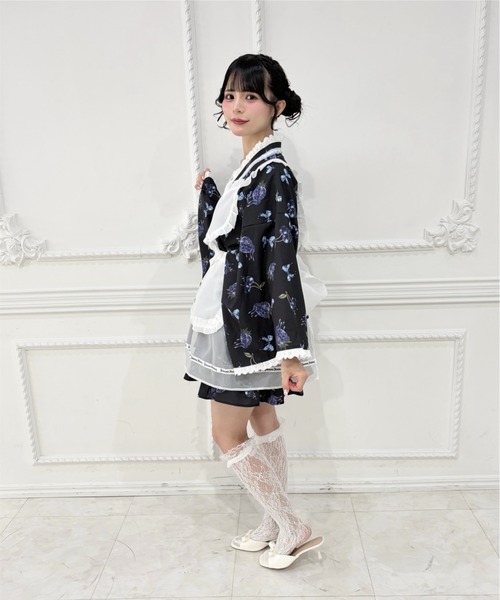 Jamie エーエヌケー 浴衣 ハートエプロンゴシック苺浴衣ドレス