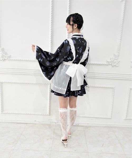 Jamie エーエヌケー 浴衣 ハートエプロンゴシック苺浴衣ドレス
