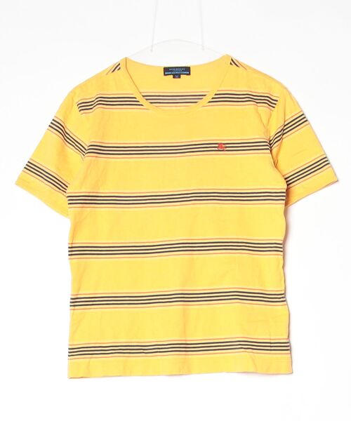 BURBERRY ボーダー　半袖　Tシャツ　116cm 6Y BURBERRY BLUE LABEL（バーバリーブルーレーベル） ボーダー柄半袖T