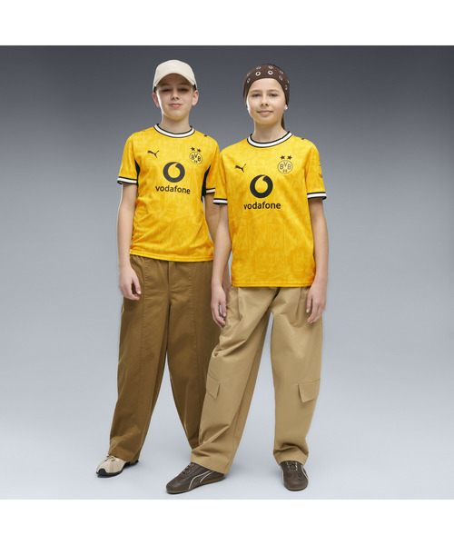 tシャツ PUMA プーマ キッズ 2026-27 ドルトムント ホーム レプリカ 半袖 ユニフォーム キッズ 子供服 男の子 女の子の画像