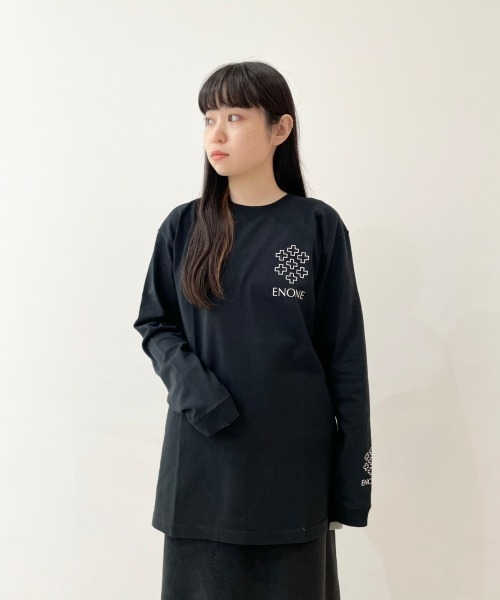 「B'2nd」 「ENONE」長袖Tシャツ 2 ブラック メンズ_画像5