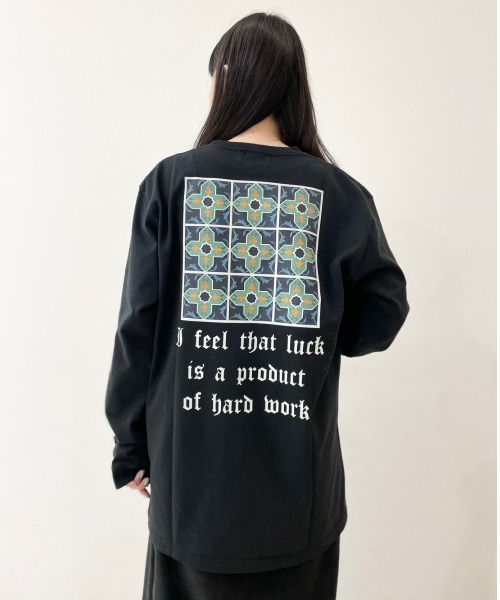 「B'2nd」 「ENONE」長袖Tシャツ 2 ブラック メンズ_画像8
