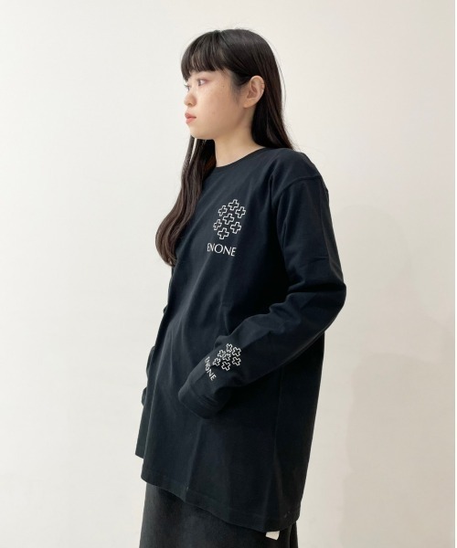 「B'2nd」 「ENONE」長袖Tシャツ 2 ブラック メンズ_画像9