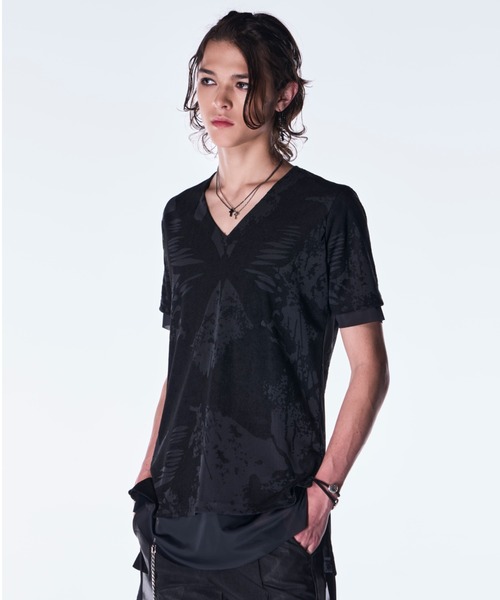 tシャツ kiryuyrik/キリュウキリュウ/Layered T-Shirt メンズ レディースの画像