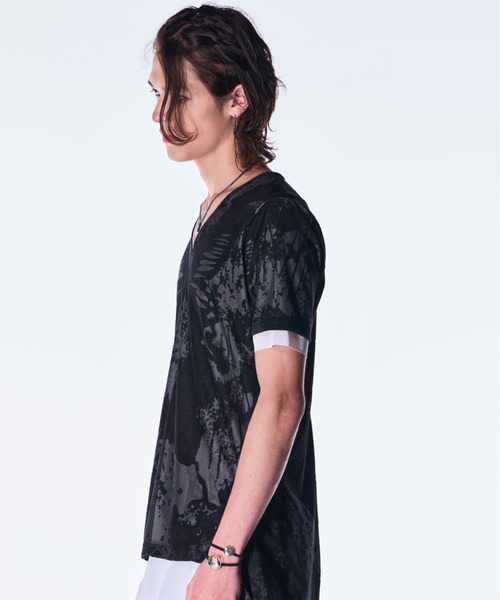 tシャツ kiryuyrik/キリュウキリュウ/Layered T-Shirt メンズ レディースの画像