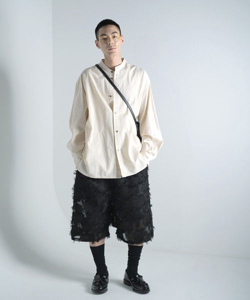 「Aphlotus」 ハーフパンツ SMALL アイボリー メンズ_画像3