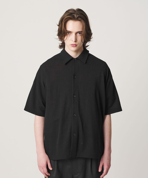 【未使用】半袖リネンシャツ UNITED ARROWS BEAUTY＆YOUTH UNITED ARROWS シャツ 半袖 KNITEE リネンブレンド