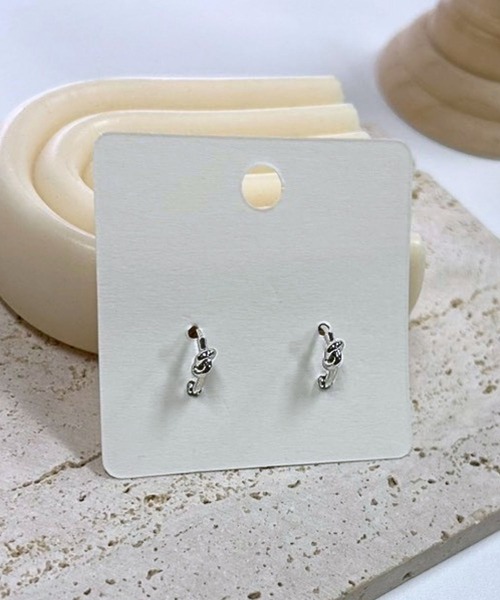 ARCHIVER ピアス 「Bz」「456870」メンズノットフープピアス/ペア(RZ