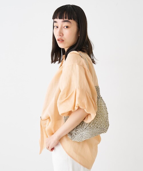 「collex」 かごバッグ フリー シルバー レディース_画像8