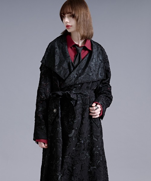 Ellno Loset（エルノロゼット） トレンチコート コート シアー