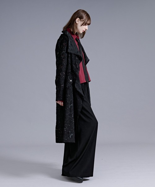 Ellno Loset（エルノロゼット） トレンチコート コート シアー