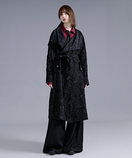 Ellno Loset（エルノロゼット） トレンチコート コート シアー