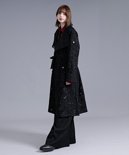 Ellno Loset（エルノロゼット） トレンチコート コート シアー