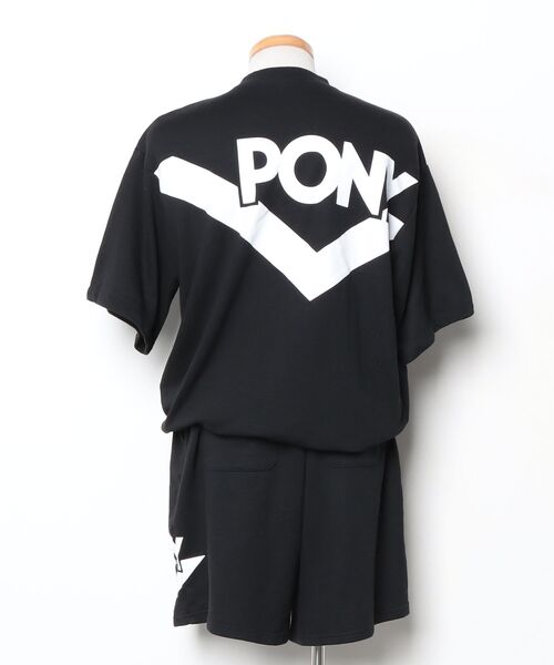 「PONY」 セットアップ L ブラック メンズ_画像2