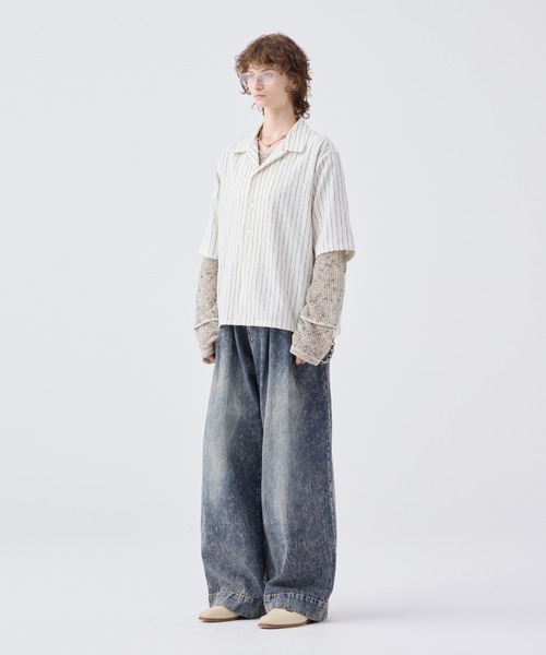 「soerte」 デニムパンツ 0 ブラック系その他 メンズ_画像8