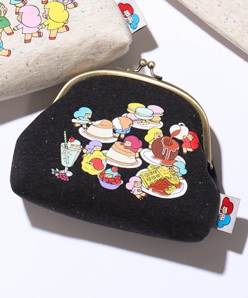 niko and…（ニコアンド） ポーチ 【マムアンちゃん】コラボがま口