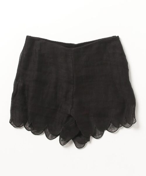 mikomori（ミコモリ） パンツ HEM SCALLOP SHORT PT レディース