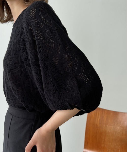 amiur トップス　あ Amiur（エミレ）の「two tone rib long tops（Tシャツ/カットソー