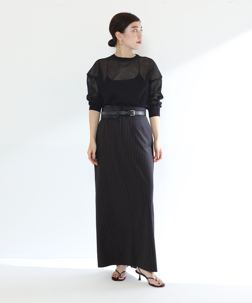 大幅値下げ！『美品』IENA INSCRIRE Print Skirt スカート INSCRIRE/アンスクリア Print Skirt スカート I25SS-BC100（ひざ