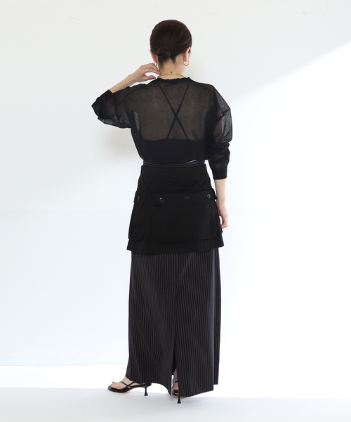 大幅値下げ！『美品』IENA INSCRIRE Print Skirt スカート INSCRIRE/アンスクリア Print Skirt スカート I25SS-BC100（ひざ