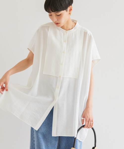 AMERICAN HOLIC チュニック ブザムフレンチスリーブバック