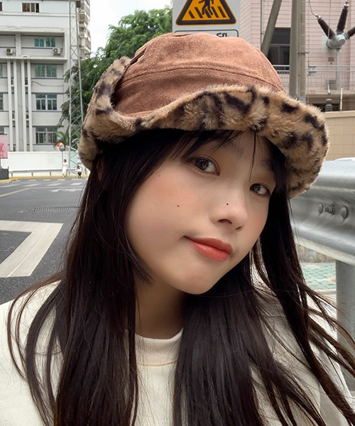 c.u.l キャップ 帽子 ヒョウ柄 フライトキャップ cula677 レディース