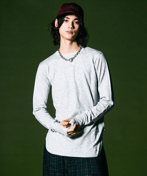 【新品未使用】glamb グラム ニット セーター Lサイズ glamb（グラム） セーター ニット Blue Noise Low Gauge Rib Knit