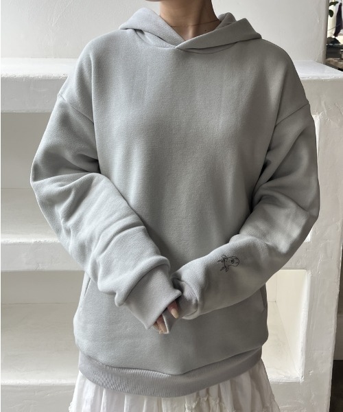 パーカー 「ETHICALTOMORROW」Heavy WT Organic Cotton Hoodie レディース CASA FLINE パーカー 「ETHICALTOMORROW」Heavy WT Organic
