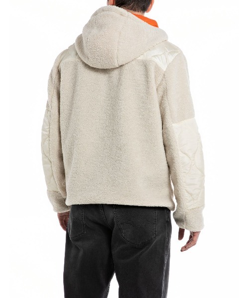 REPLAY（リプレイ） ブルゾン アウター フード付きエコファー