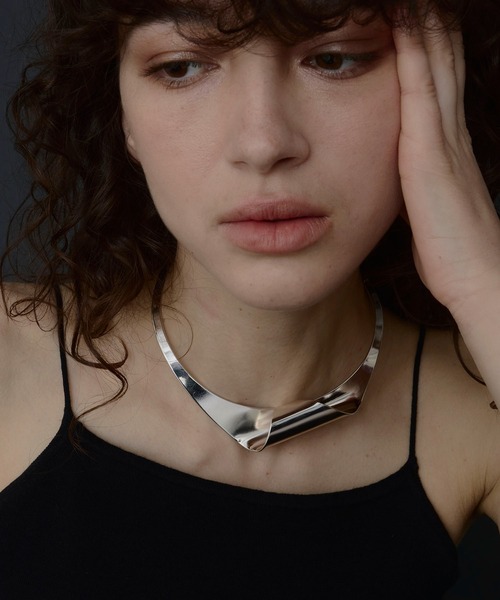 ブレストプレートチョーカー チョーカー 「金属アレルギー対応」Magnolia Plate Choker