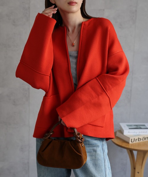 sakishimatokyo ジャケット ノーカラージャケット 「新色追加