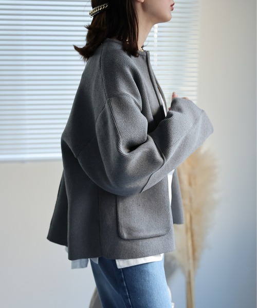 sakishimatokyo ジャケット ノーカラージャケット 「新色追加