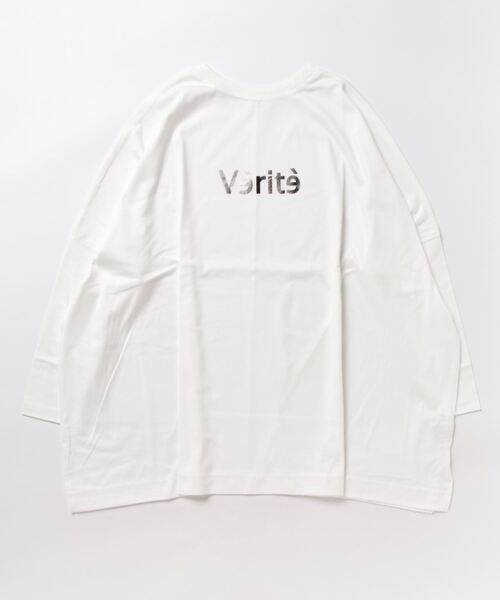 tシャツ 箔プリントスムースワイドプルオーバーカットソー レディース Jines tシャツ 箔プリントスムースワイドプルオーバーカットソー