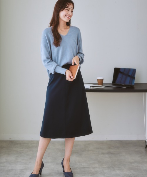 7days Life Styling ニット セーター 「パチパチしにくい」前後