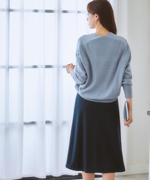 7days Life Styling ニット セーター 「パチパチしにくい」前後