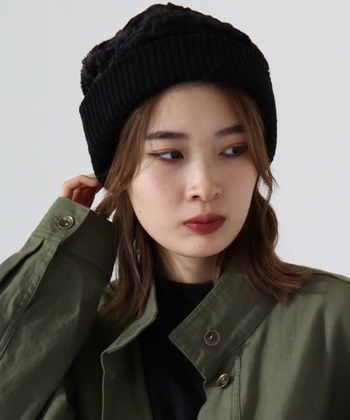 Twinkle（トゥインクル） ニット帽 ニットキャップ ファーワッチ