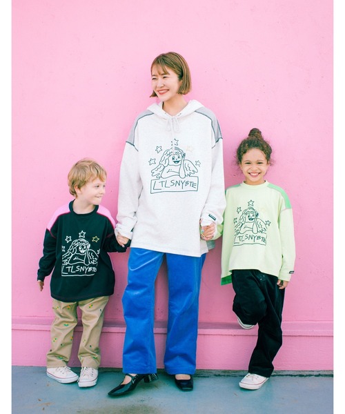 パーカー レディース 「8」「it」「Little sunny bite」angel stitch hoodie｜zozo｜03