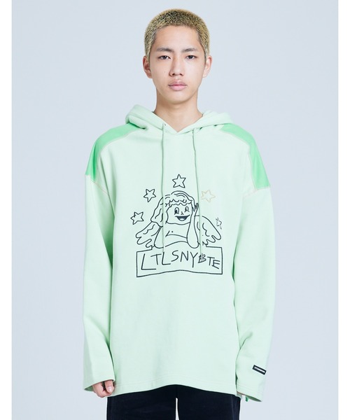 パーカー 「8」「it」「Little sunny bite」angel stitch hoodie レディース メンズ Little sunny bite パーカー 「8」「it」「Little bite」angel
