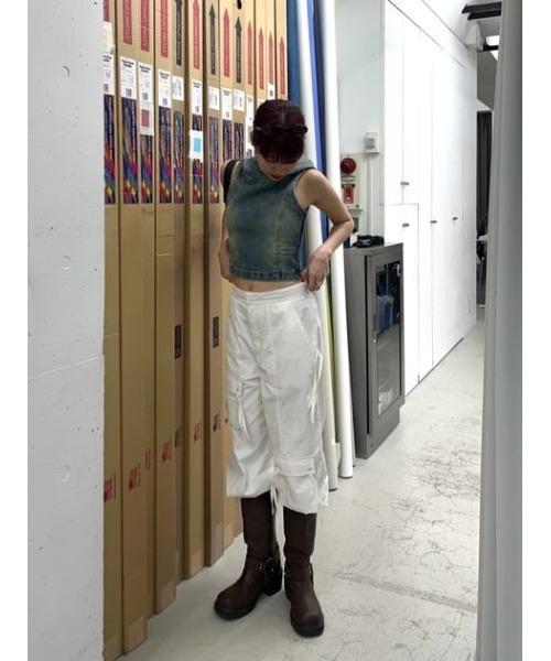 LAGUA GEM（ラグアジェム） カーゴパンツ DROP STRING パンツ