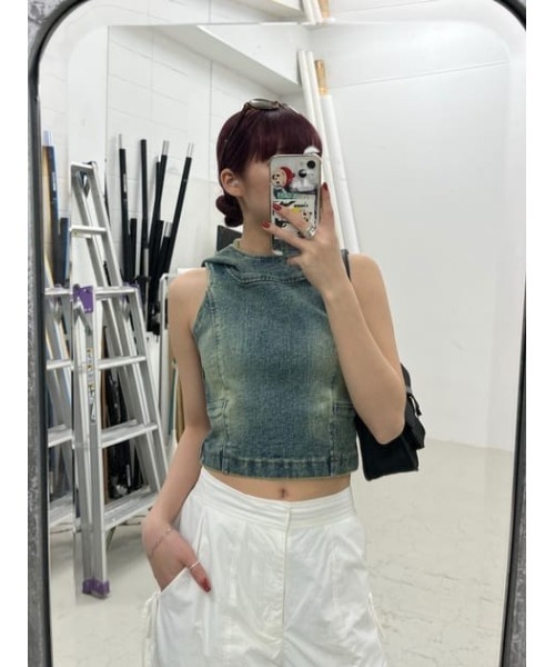 LAGUA GEM（ラグアジェム） カーゴパンツ DROP STRING パンツ