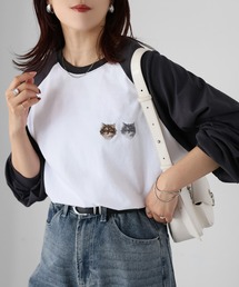 猫背のネイビーセゾン ラグラン Tシャツ 猫背のネイビーセゾン ラグラン Tシャツ 入手困難 - メルカリ