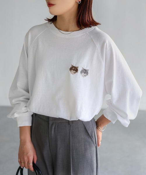 猫背のネイビーセゾン ラグラン Tシャツ Remake】METAL LOGO LONG SLEEVE | 猫背のネイビーセゾンOfficial