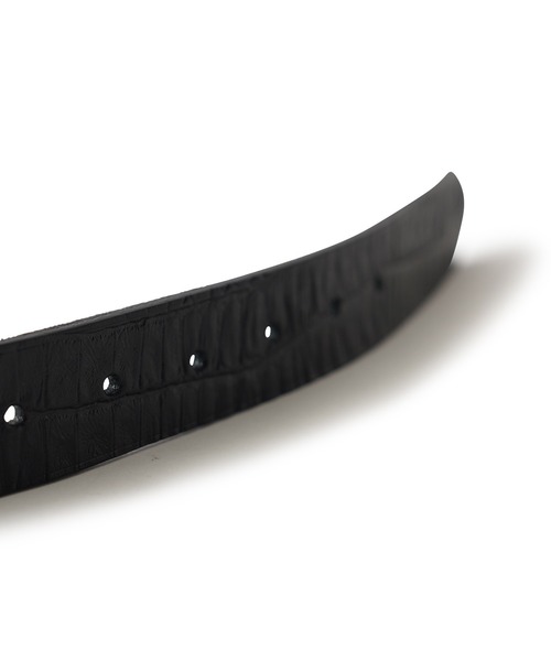 Subciety（サブサエティ） ベルト CROCODILE STAMP BELT メンズ