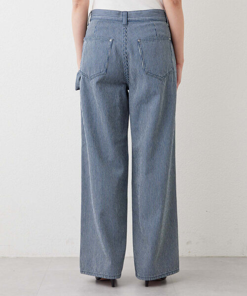 GALLARDAGALANTE（ガリャルダガランテ） パンツ ルーズヒッコリー