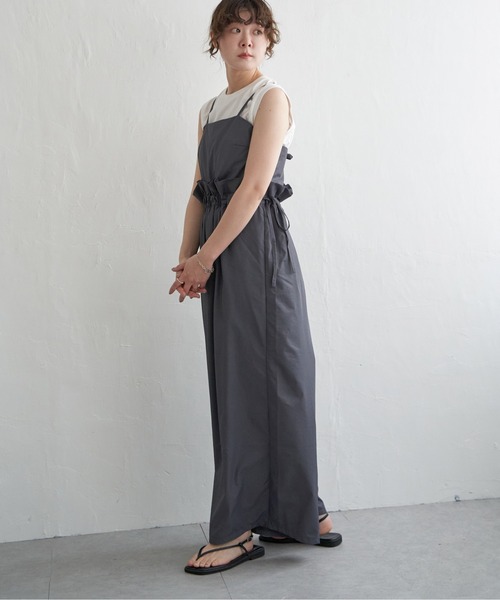ブラックサロペット・オーバーオール リブ イン コンフォート 人気スタイリスト 石上 美津江さんと