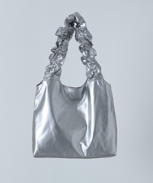 etoll.（エトル） トートバッグ フリルハンドルフェイクレザートート