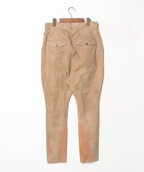 豪華 glamb シモン ジョッパーズサルエルベージュ パラフィン パンツ