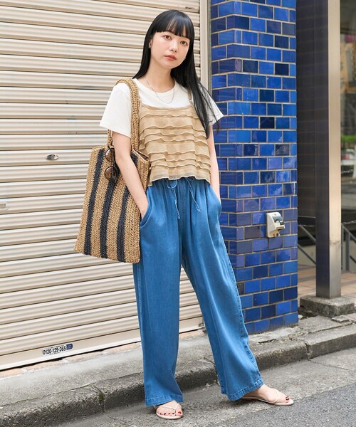 FREAK'S STORE（フリークスストア） キャミソール カットメッシュ 2way